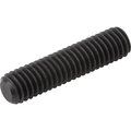 Kipp Grub Screw, Hexagon Socket With Flat Point DIN913 M10X90, Sw=5, Steel Black K0707.10X90